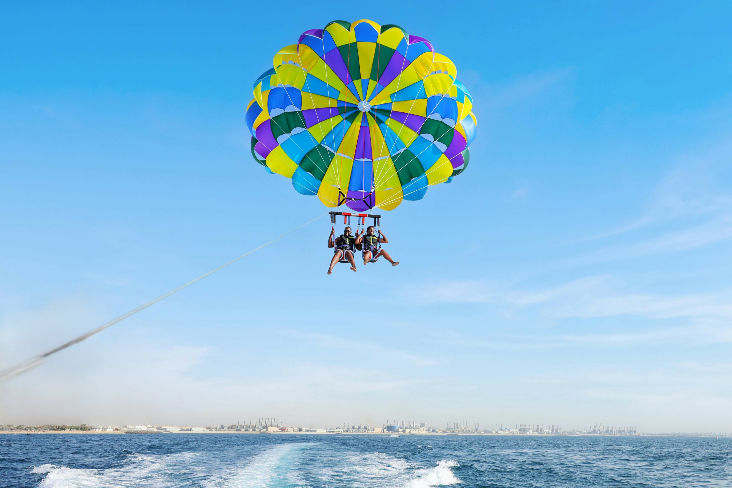 Spadochron w Hurghadzie